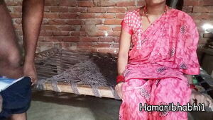Naughty Indian village wife enjoying in her village with boyfriend.
